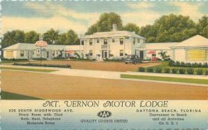 1930s Mt Vernon Motor Lodges roadside Jacksonville Palm Beach Florida Teich 8208