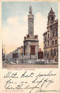 Battle Monument Baltimore, Maryland MD Postcards