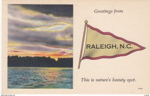 RALIEGH , North Carolina , 1930-40s ; Banner