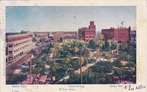 Orndorff Hotel ,Federal Building And Sheldon Hotel El Paso Texas 1908