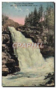 Old Postcard Frontiere France Switzerland Saut du Doubs