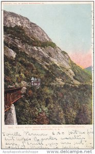 Willey Brook Briddge and Mt Willard Crawford Notch White Mountains New Hampsh...