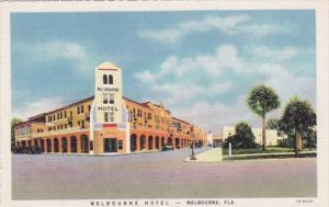 Florida Melbourne The Melbourne Hotel Curteich