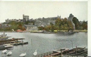 Berkshire Postcard - Castle from River - Windsor - Ref TZ9727