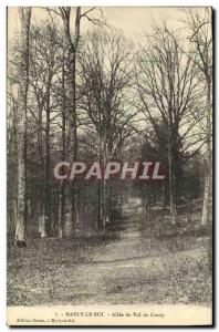 Old Postcard Marly King Allee Du Val De Crouy