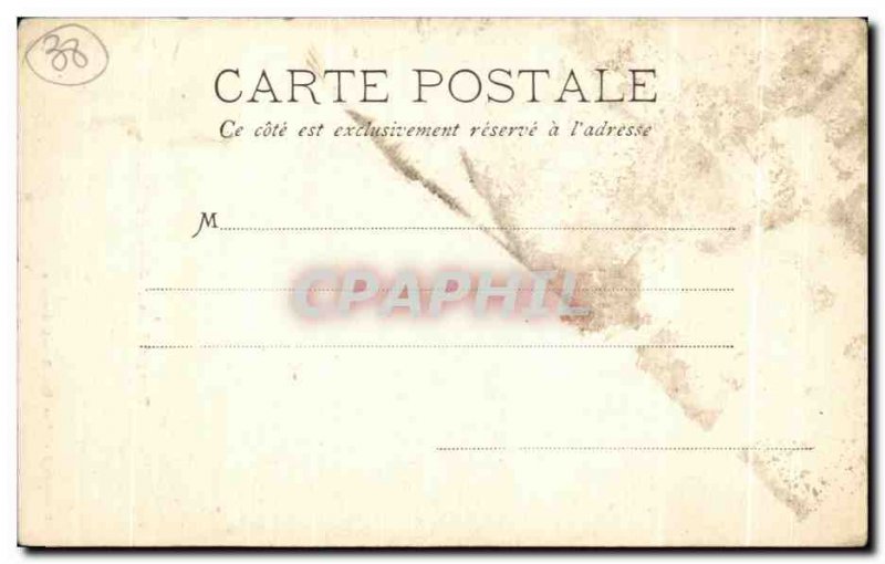 Old Postcard Bourg d Oisans Cascade Saresne