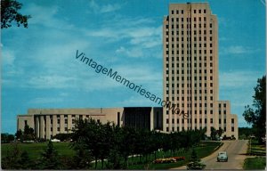 State Capitol Building Bismark North Dakota Postcard PC242