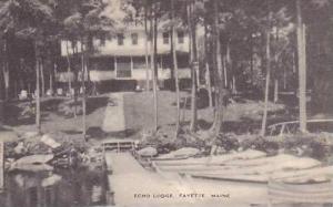 Maine Fayette Echo Lodge Artvue