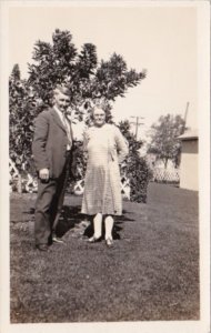 Couple Posing Laura & Harve Webb Beverly Hills California Real Photo