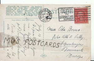 Genealogy Postcard - Oda Bo??? - Alle'8 Valby - Copenhagen - Denmark - Ref 8813A