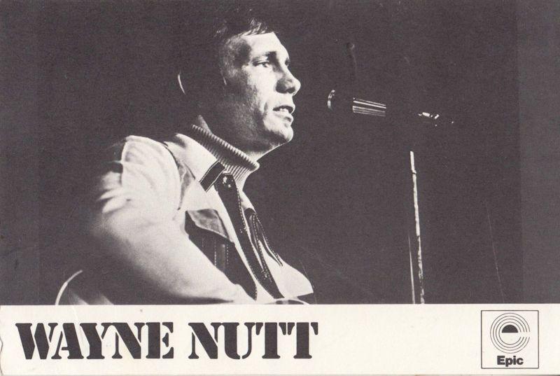 Wayne Nutt Country & Western LP Record Launch 1970s Epic Photo