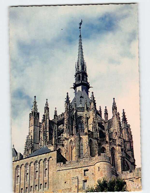 Postcard La Merveille et la Flèche, Le Mont Saint-Michel, France