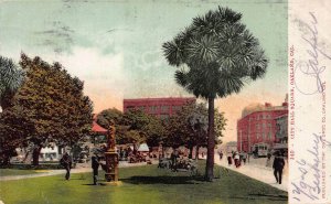 City Hall Square, Oakland, California, Early Postcard, Used in 1906