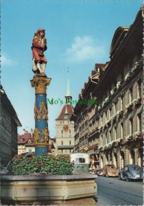 Switzerland Postcard - Bern - Bagpiper Fountain  RRR1315