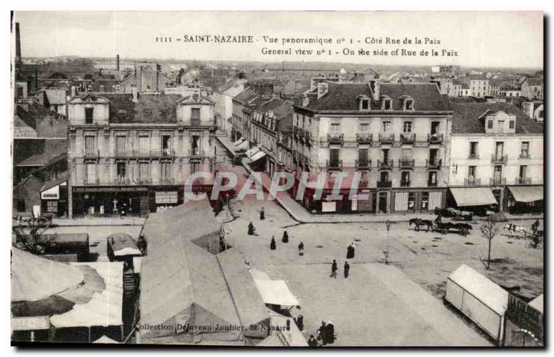 Saint Nazaire - Satint Nazer - Panoramic No 1 Cote Rue de la Paix - General V...