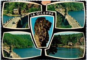 Postcard - A hello from the Gileppe Dam, Wallonia, Belgium