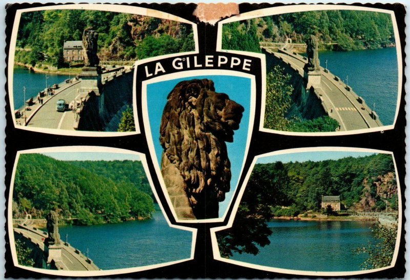 Postcard - A hello from the Gileppe Dam, Wallonia, Belgium 