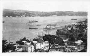 RPPC ISTANBUL Kuruçeşme, Turkey c1920s Real Photo Vintage Postcard