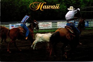 Hawaii Hawaiian Cowboys Also Known As Paniolo's 1998