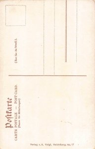 Germany Heidelberg Bergnahn Funicular vintage postcard B996