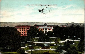 Vtg 1910s Belmont College Campus Nashville Tennessee TN Postcard