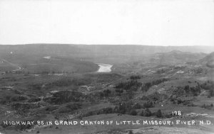 Grand Canyon Little Missouri River North Dakota 1930s Photo Postcard 21-2804