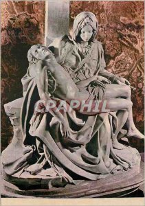 Postcard Modern Rome Pieta Michael Angel in St. Peter's Basilica