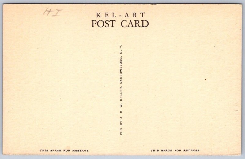 K50/ Roscoe New York Postcard c1930 Sullivan Co. Crystal Spring Farm 410