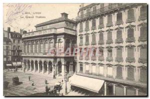 Postcard Old Lyon Grand Theater