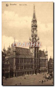 Old Postcard Brussels City Hotel