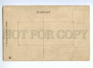 192440 HOLLAND ROTTERDAM type ships Vintage embossed postcard