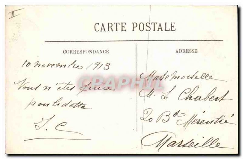 Old Postcard Aix en Provence Edges Arc