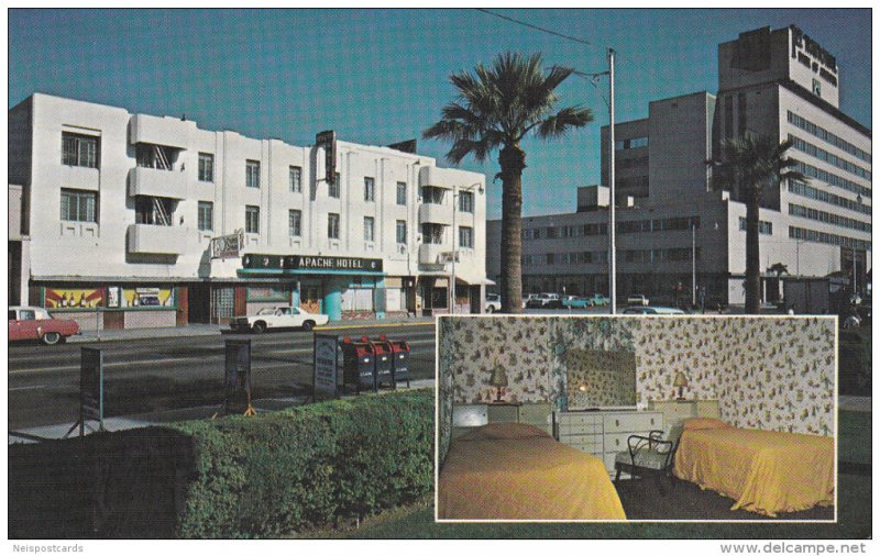 Hotel Apache, PHOENIX, Arizona, 40-60's