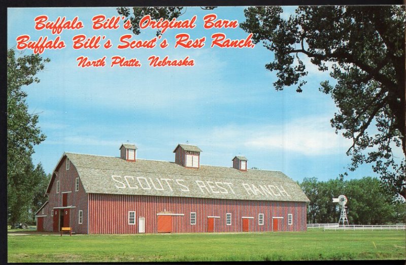 Nebraska NORTH PLATTE Buffalo Bill's Scout's Rest Ranch Historical Park - Chrome