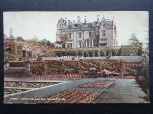 Shropshire LILLESHALL HALL West Terrace - Old Postcard