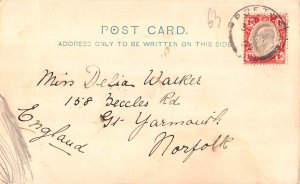 B079 South Africa 1906 Native Boys Umbrella Young frolicsome Ethnic postcard