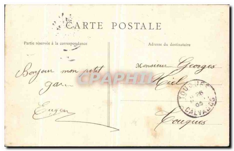 Old Postcard Paris Bastille Square