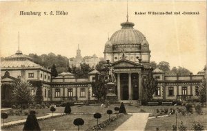 CPA AK Bad HOMBURG Kaiser Wilhelms-Bad und Denkmal GERMANY (931893)