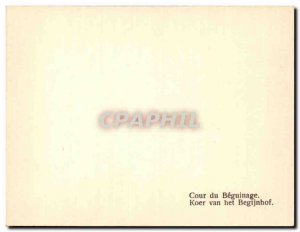 Old Postcard Bruges Cour Du Beguinage Koer Van het Gegijnhof