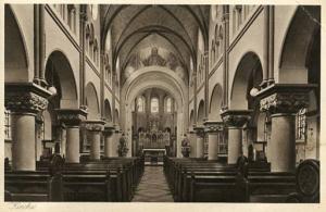 Holland - Valkenburg, Missionskoneg St. Karl Vanderanficht mit Hauptportal, C...