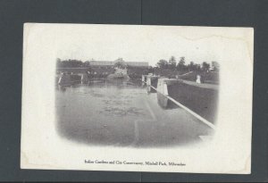 Real Photo Post Card Ca 1904 Mitchell Park Milwaukee WI Printed By Newspaper