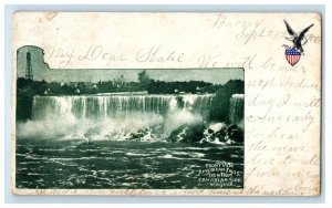 1906 Front View American Falls Seen From Canadian Side Niagara Falls Postcard 