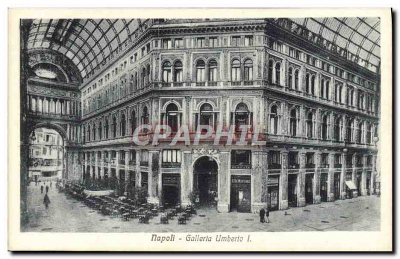 Postcard Old Napoli Galleria Umberto I