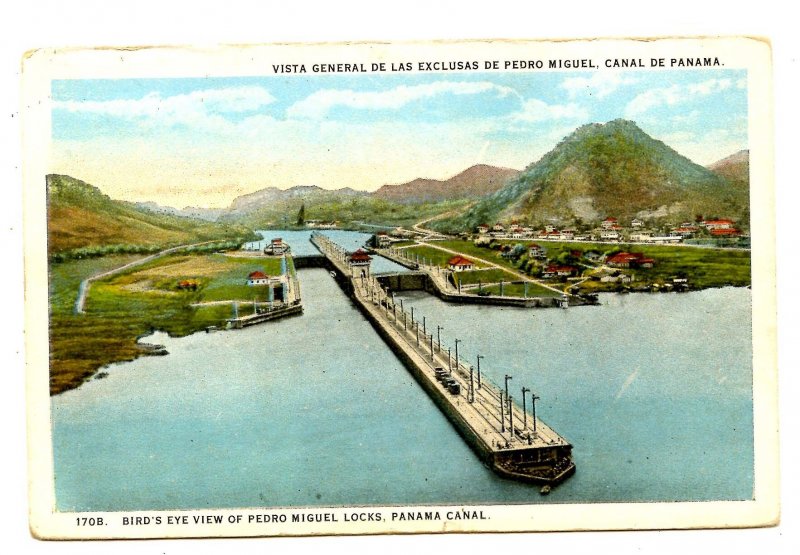 Panama - Canal Zone. Pedro Miguel Locks