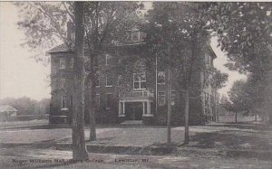 Maine Lewiston Roger Williams Hall Bates College Albertype