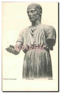 Old Postcard Museum of Delphi The Charioteer Greece Greece