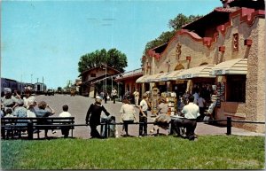 Santa Fe Railroad Terminal Clovis NM c1966 Vintage Postcard O67