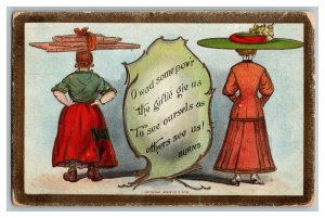 1908 Postcard O Wad Some Pow'r The Giftie Gie Us Vintage Standard View Card 