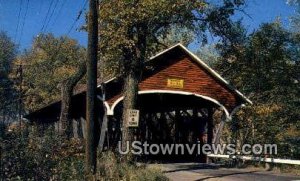 Mechanic Street Covered Bridge in Lancaster, New Hampshire