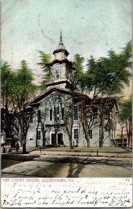 Vintage Postcard The Courthouse Allentown, Pennsylvania KJ10